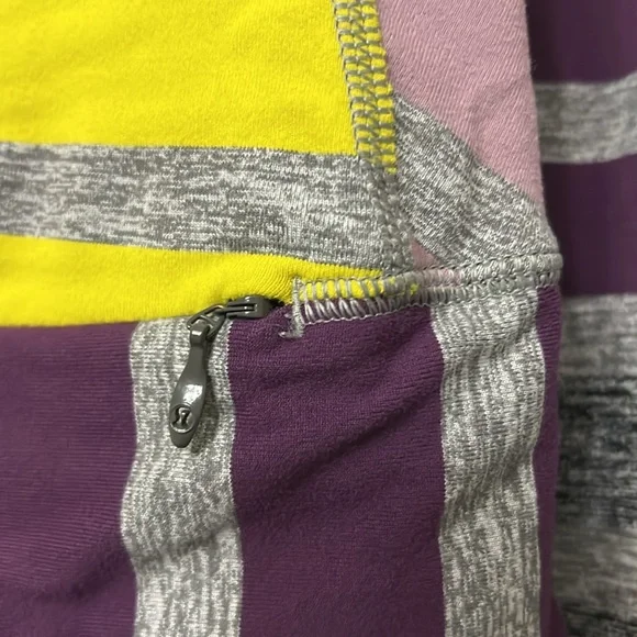 Lululemon Athletica striped long sleeve top size 4 - Picture 5 of 9